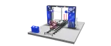 Dinosaw machine Nuclear Decommissioning Gantry Dry CNC Wire Saw Cutting Machine