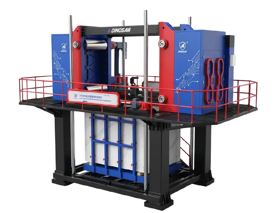 Dinosaw Machine multifils diamantés à alimentation ascendante
