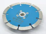 Dinosaw machine showing Key slots in the core provide enhanced air cooling, preventing disc overheating and warping during intense use.