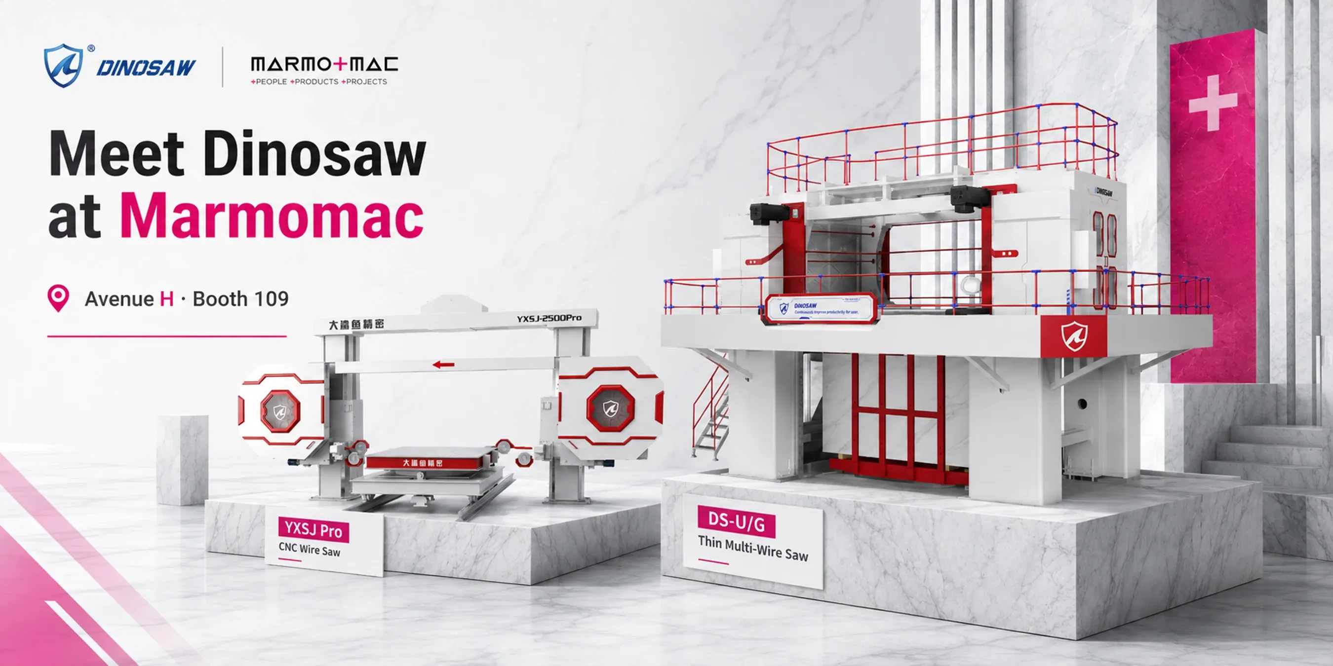 Dinosaw diamond wire saw machine at marmomac2026@1.5x.webp