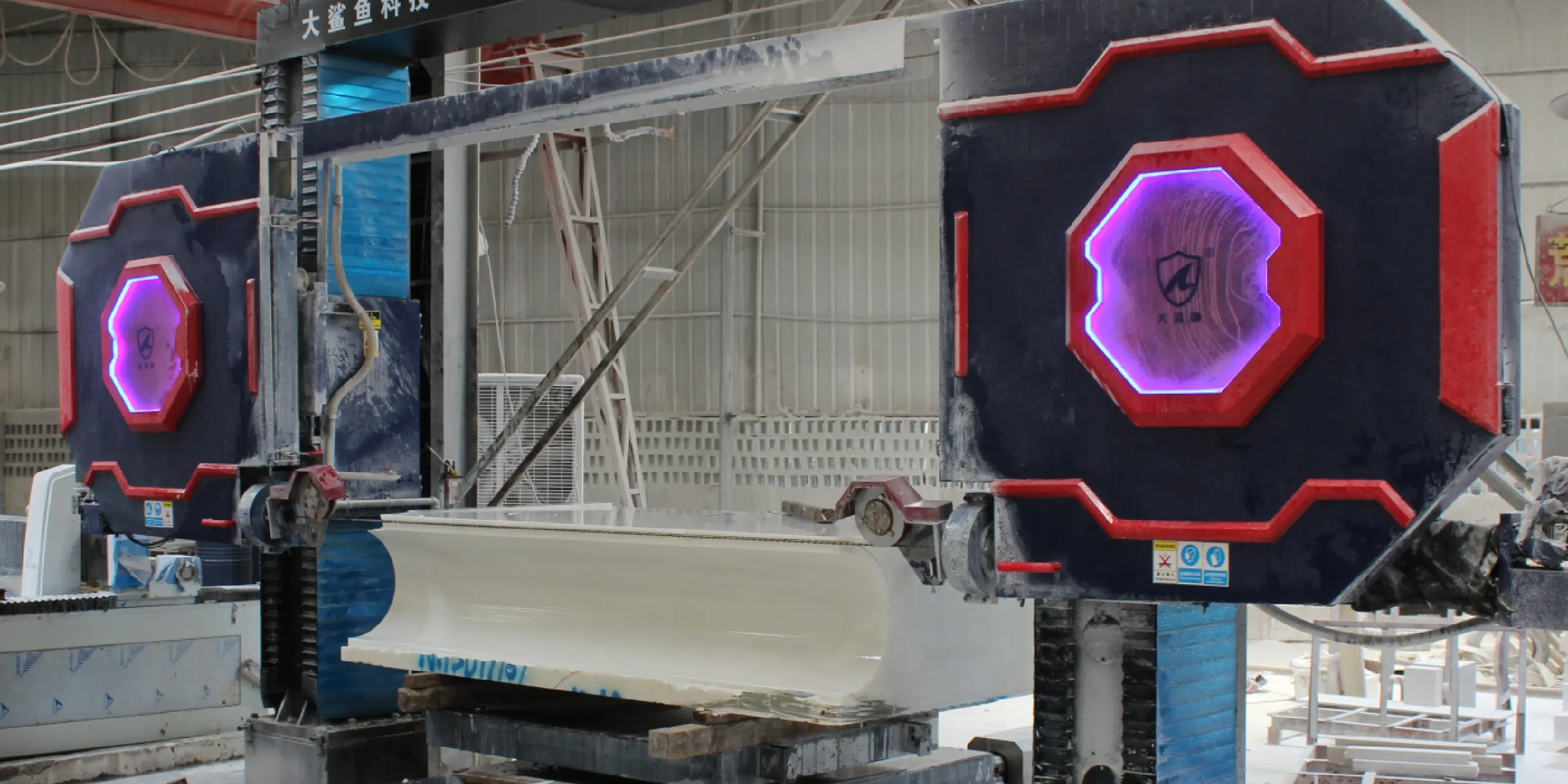 Marble Curved Panel & Column Wrap Cutting Case Study Using CNC Wire Saw Machine (3).webp