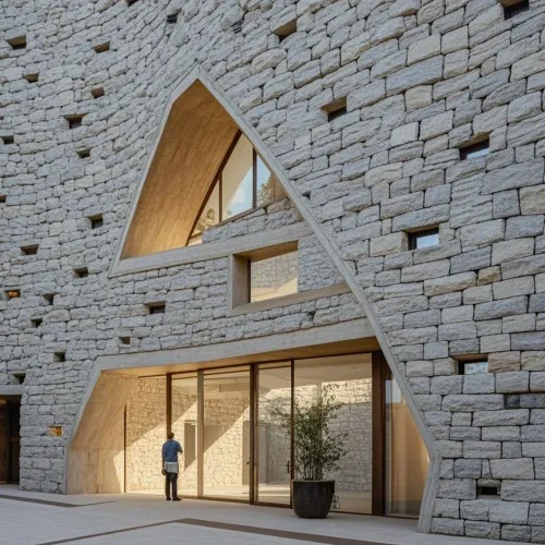 Natural stone facades