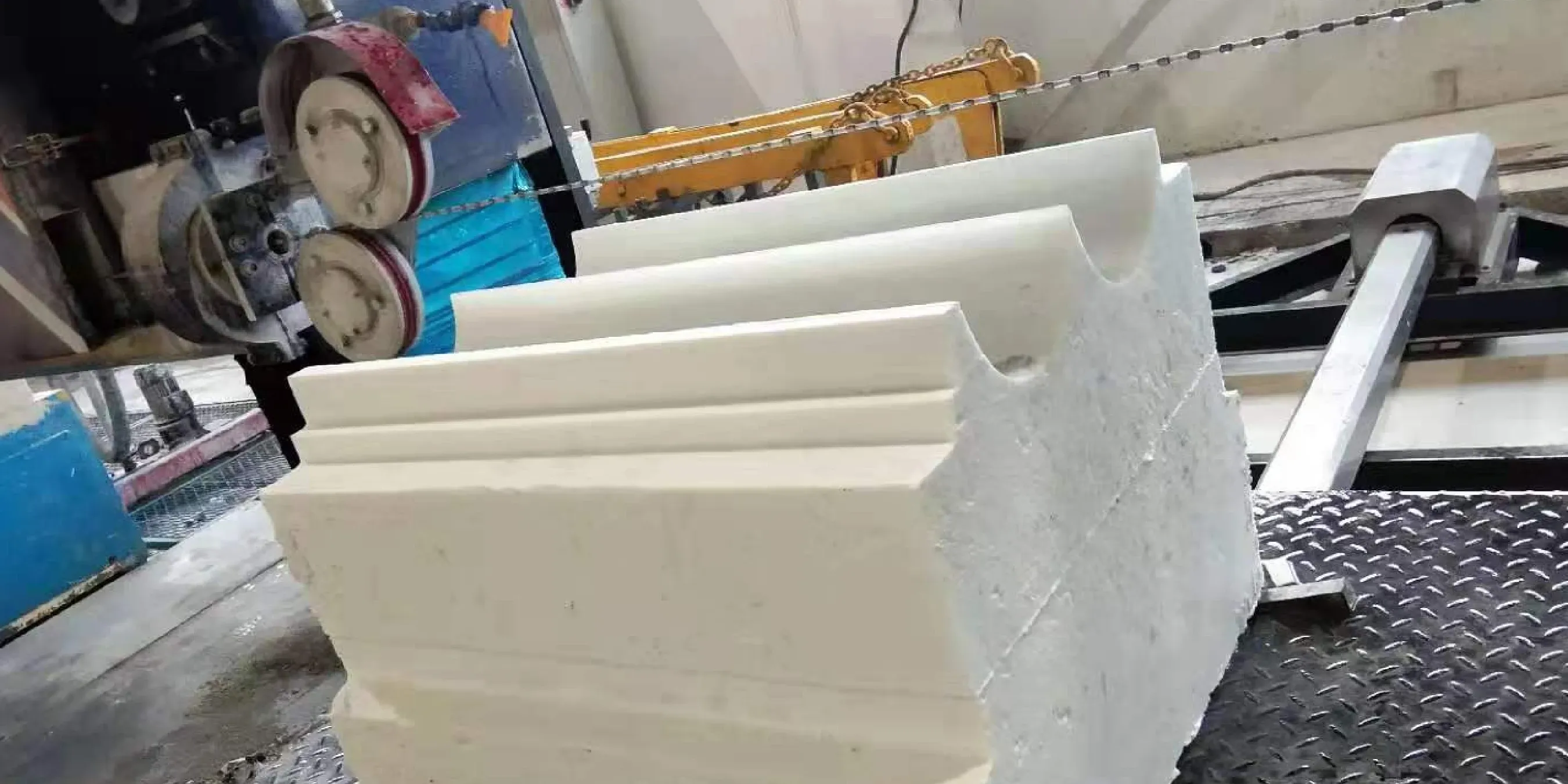 Refractory Brick Arc Cutting Case Study Using CNC Wire Saw Machine (5).webp