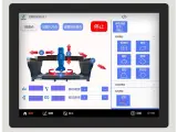 Dinosaw Machine exibindo sistema CNC com importação CAD permitindo operação em um clique para processamento automatizado em lote