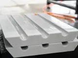 Dinosaw machine showing ±1mm precision creates smooth surfaces, eliminating secondary polishing.