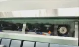 Dinosaw machine showing Equipped with sawblades, grinding discs, and wheels for slotting and polishing